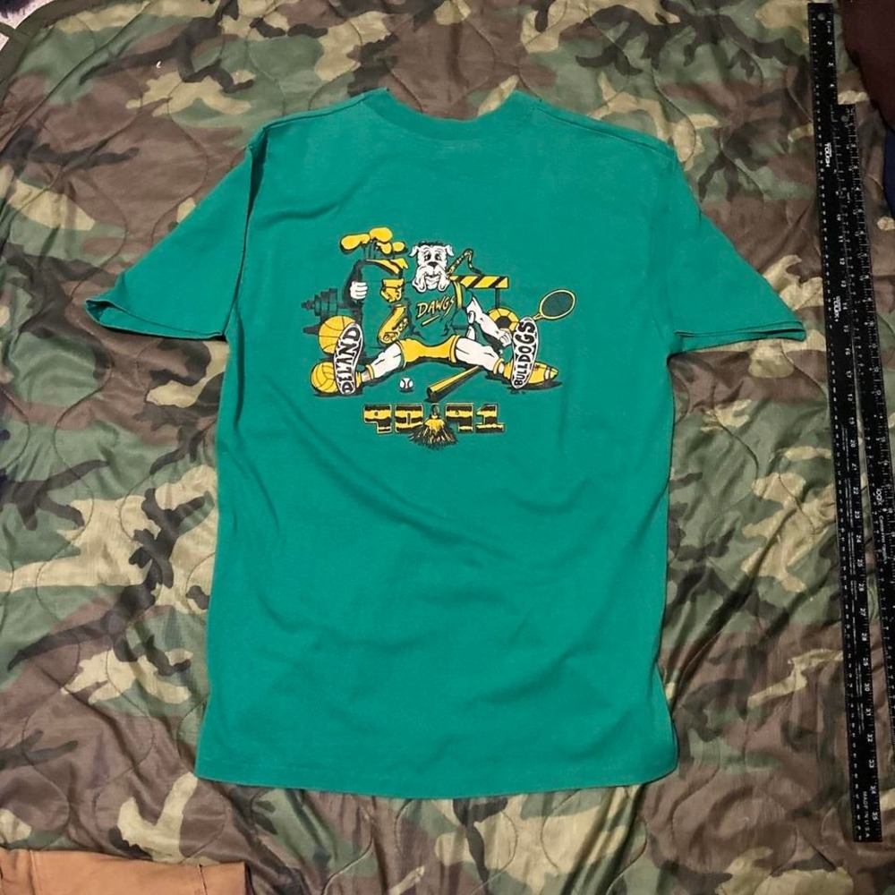 Vintage 90s Stetson bulldogs booster‎ tee Hanes L
